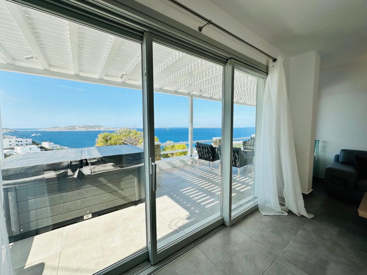 Seaview & Jacuzzi Summer Residence Mykonos Town Exterior foto