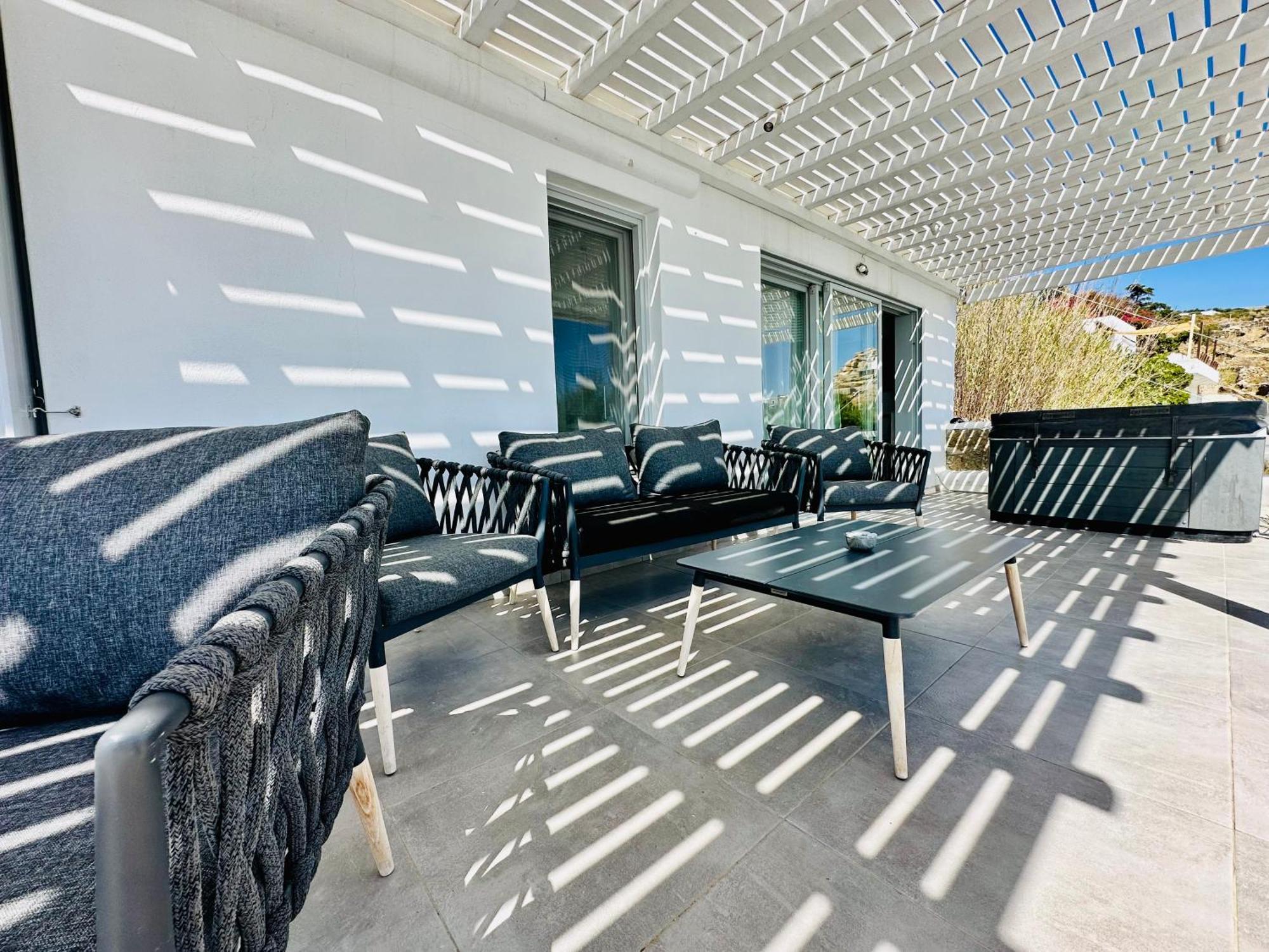 Seaview & Jacuzzi Summer Residence Mykonos Town Exterior foto